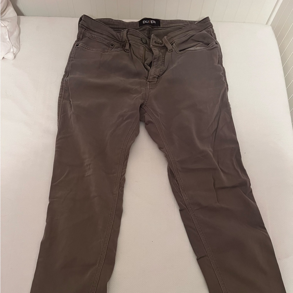 Duer no sweat pants slim. Color gull. 32x30.